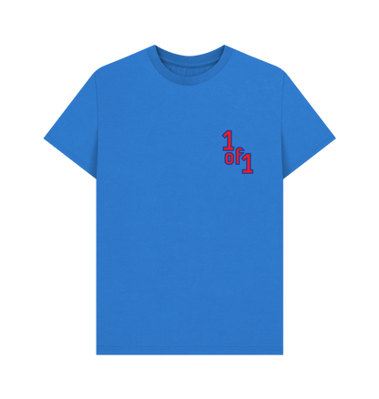 Bright Blue Printed T-shirt Front