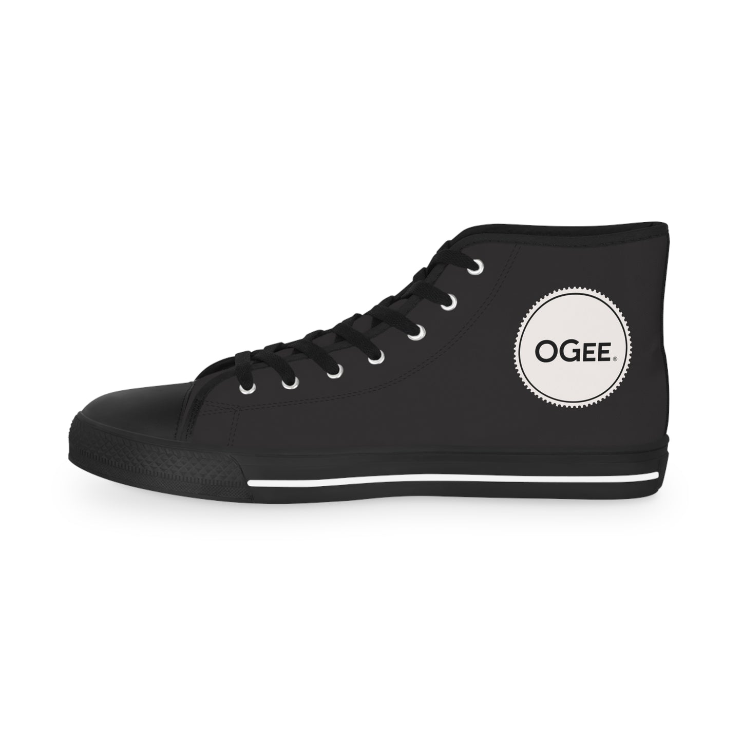 OGEE Men's High Top Originals Sneakers in colour Black Hole