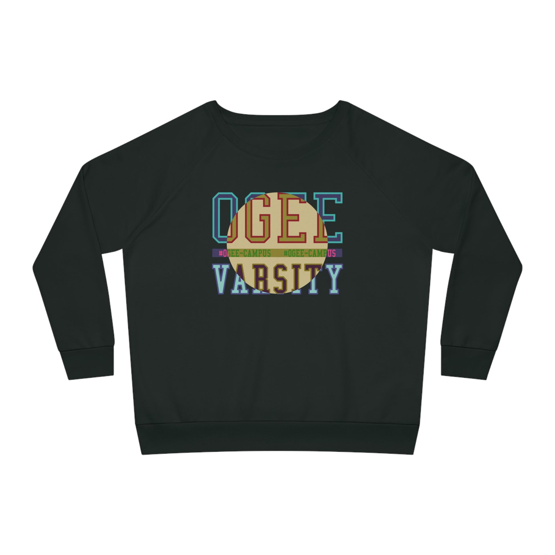 OGEE Women's Relaxed Fit Crew Neck Sweatshirt