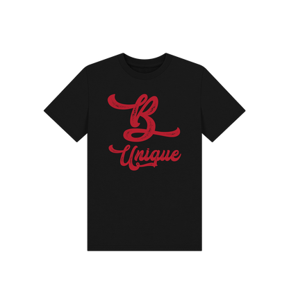 Black Printed Kids T-Shirt