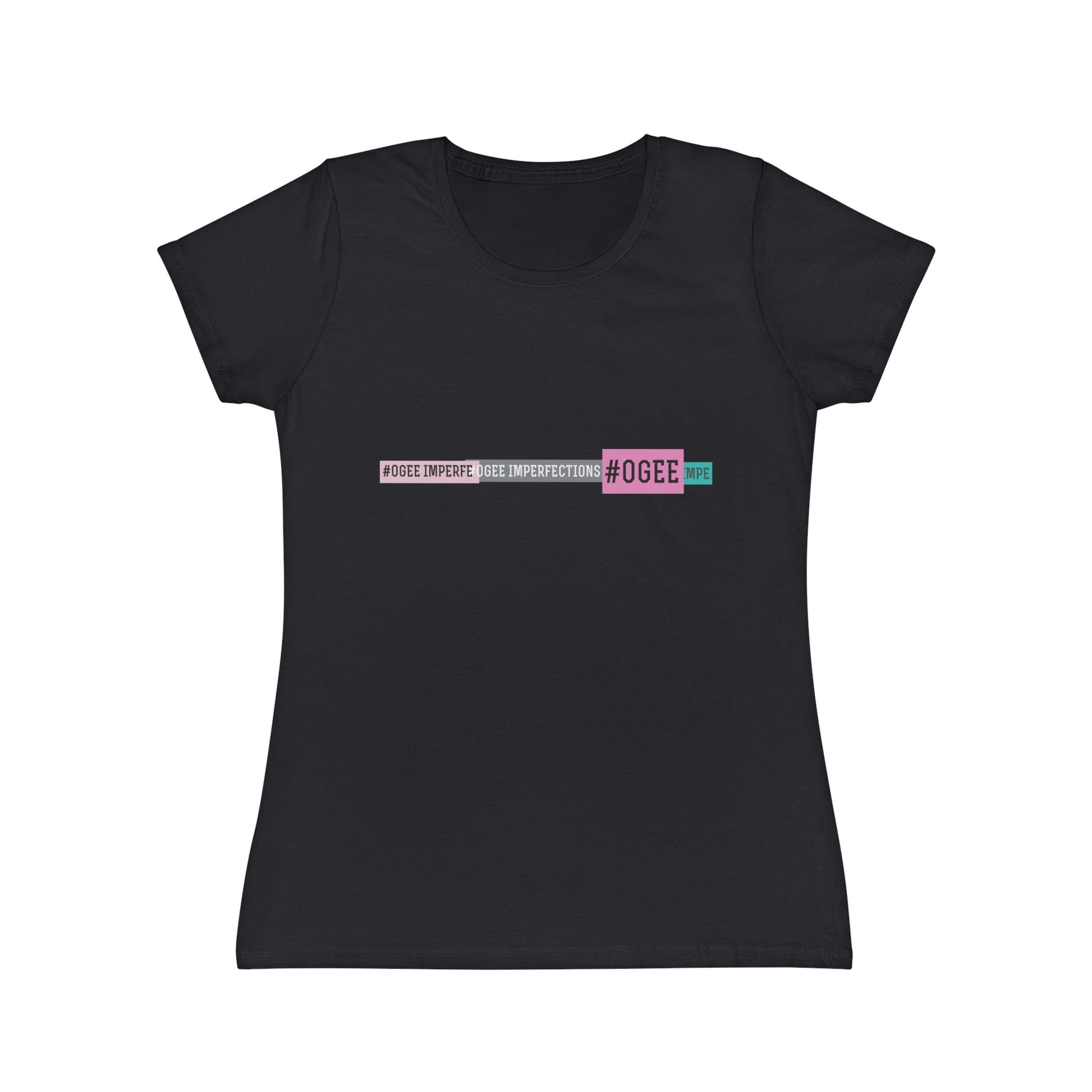 OGEE Women's Iconic T-Shirt with Typography Print