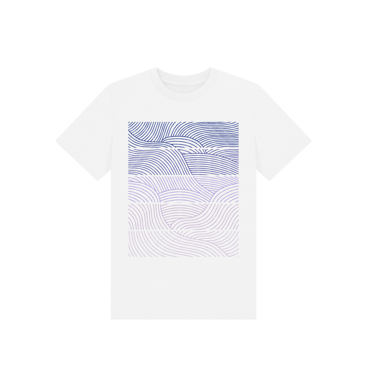 White Printed Kids T-Shirt Front