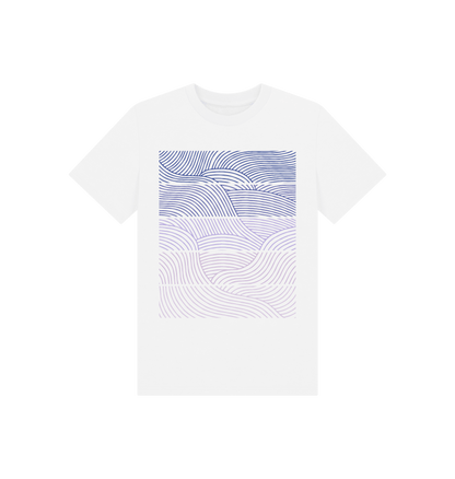 White Printed Kids T-Shirt Front