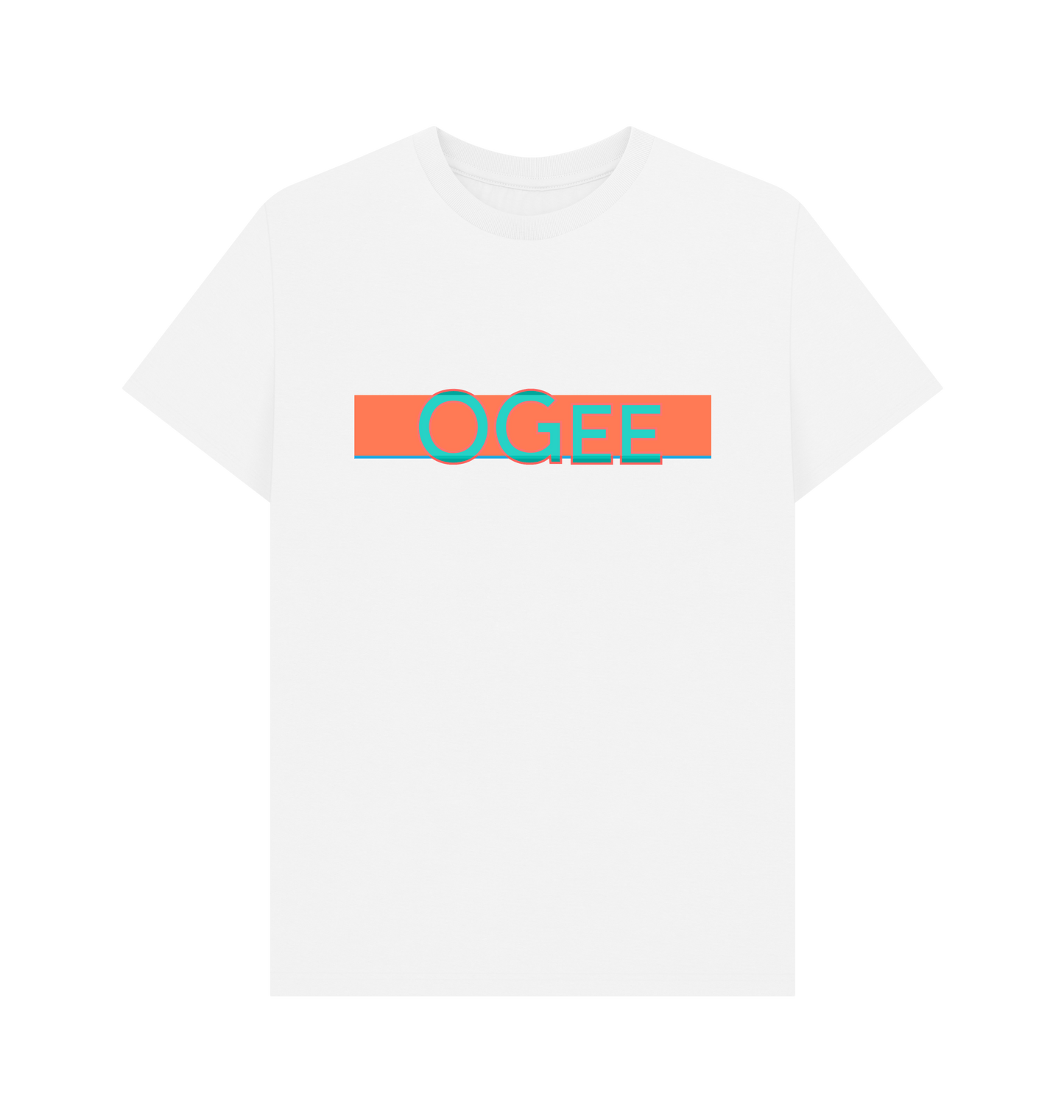 White Printed T-shirt Front