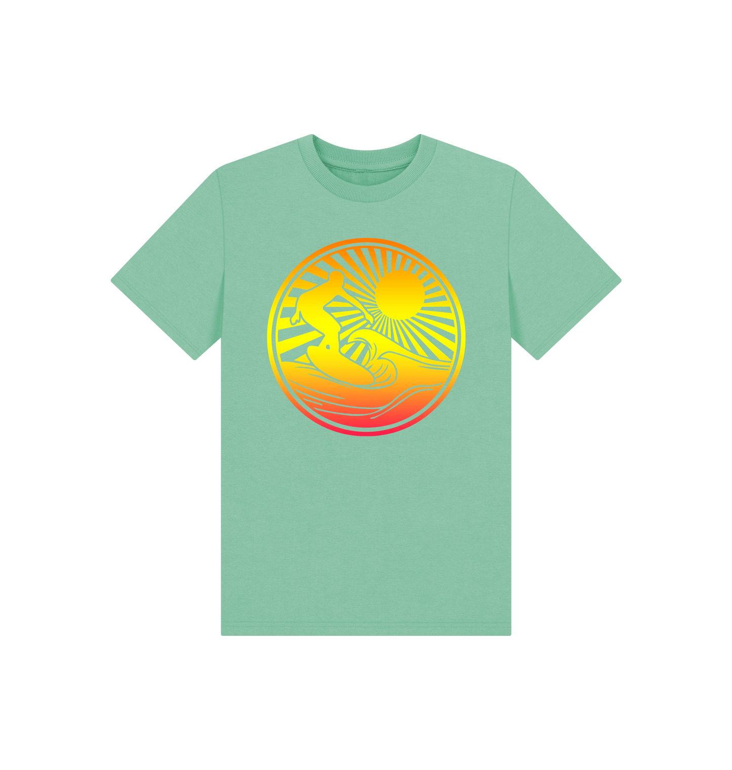 Peppermint Printed Kids T-Shirt Front