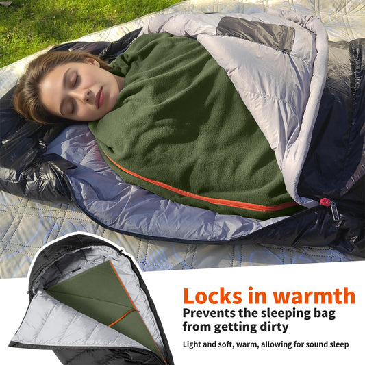 Cozy Chic: The MAPLEAF Fleece Sleeping Bag Cocoon