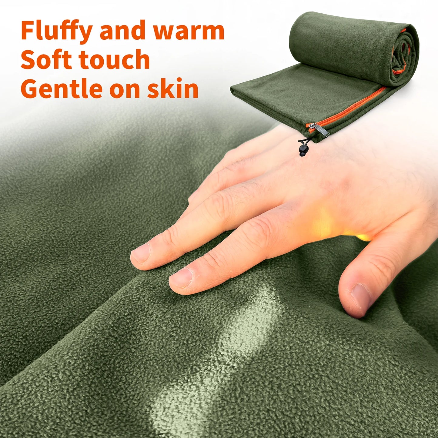 Cozy Chic: The MAPLEAF Fleece Sleeping Bag Cocoon