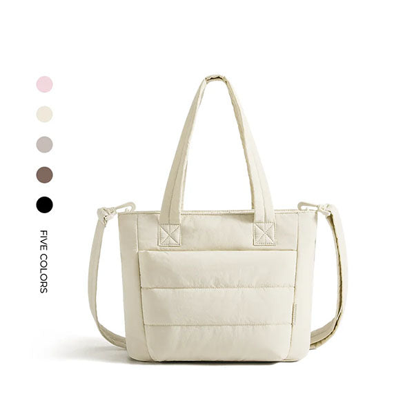 The Puffer Chic Tote: Your Elevated Everyday Companion