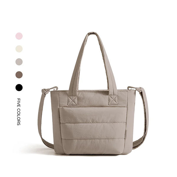 The Puffer Chic Tote: Your Elevated Everyday Companion