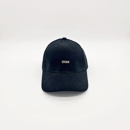 Black cap with 'OGEE' logo on a white background