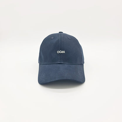 Blue cap with 'OGEE' logo on a white background