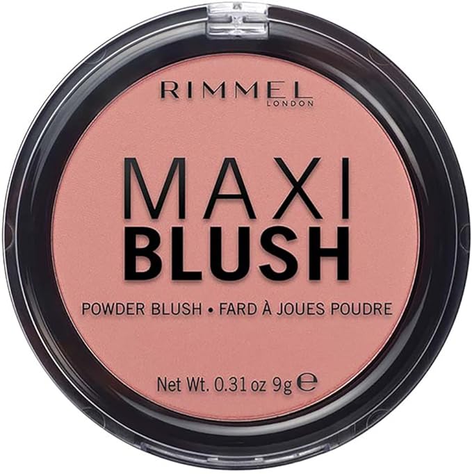 Rimmel London Maxi Blush Pigmented Powder Blusher, 9 g