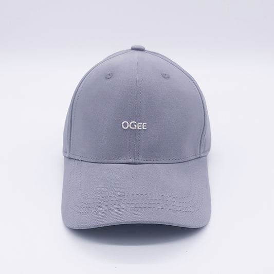 Gray cap with 'OGEE' logo on a white background