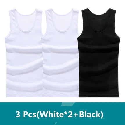 Men's Essential Comfort: The 3-Pack Seamless Cotton Performance Tank Vest
