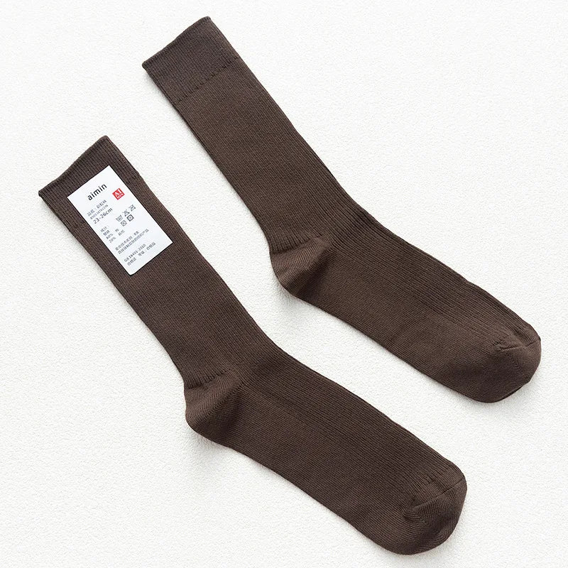 Originals Japanese Double Needles Cotton Long Socks