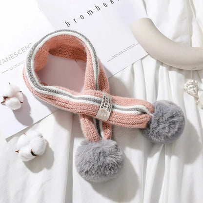 Children's Knitted Neck Warmers Scarf