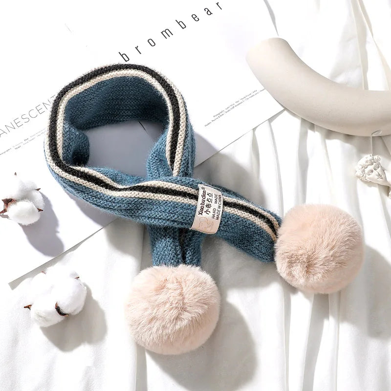 Children's Knitted Neck Warmers Scarf