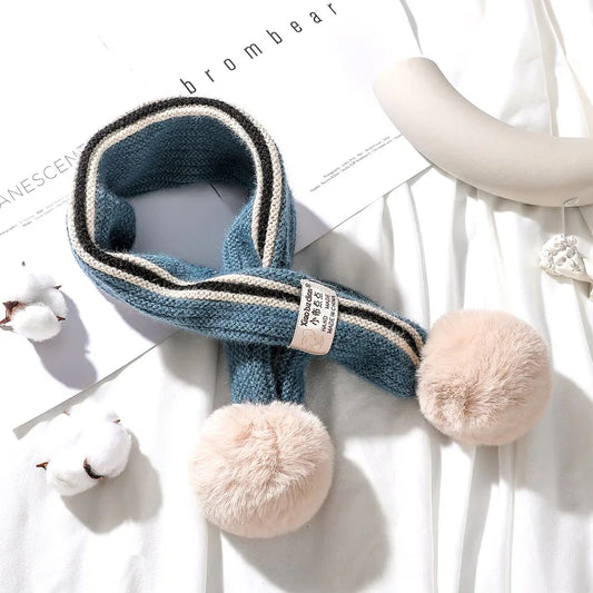 Children's Knitted Neck Warmers Scarf