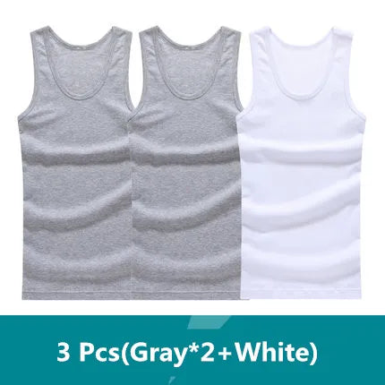 Men's Essential Comfort: The 3-Pack Seamless Cotton Performance Tank Vest