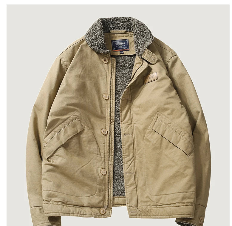 The Echo Deck Men's Winter Bomber Jacket