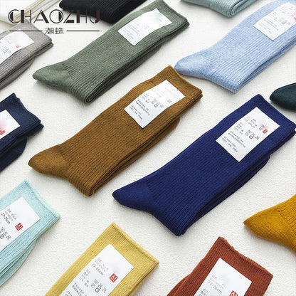 Originals Japanese Double Needles Cotton Long Socks