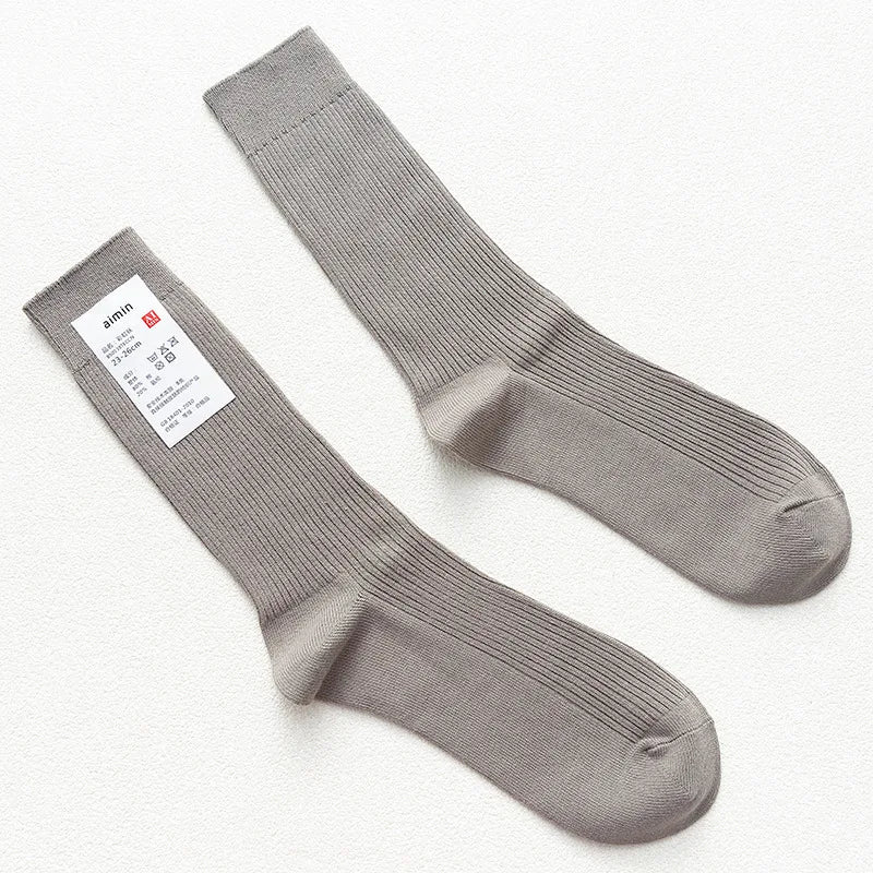 Originals Japanese Double Needles Cotton Long Socks
