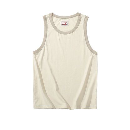 Men's Ringer Tank: Undyed Comfort Meets Retro Contrast