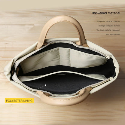 The Executive Tote: Signature Nylon Laptop Handbag