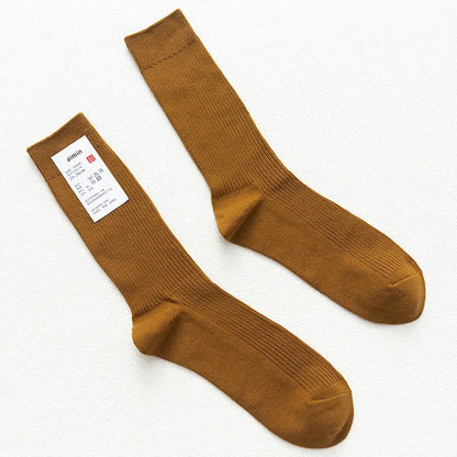Originals Japanese Double Needles Cotton Long Socks