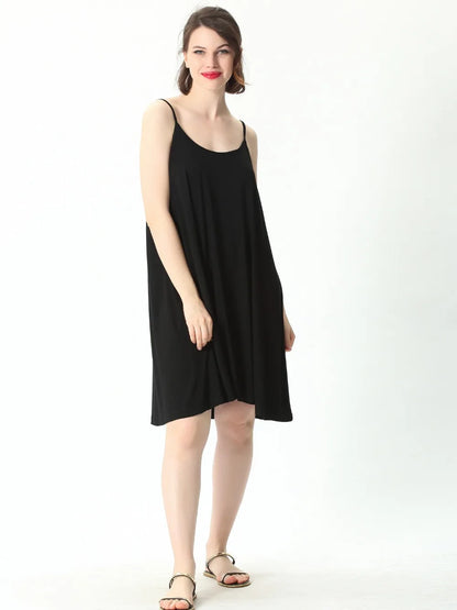 The Midnight Air Slip: Cool Comfort for Every Curve Plus Size Sleepwear