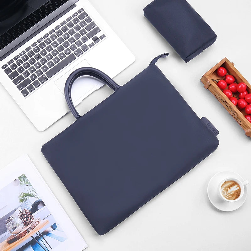 The Executive Tote: Signature Nylon Laptop Handbag