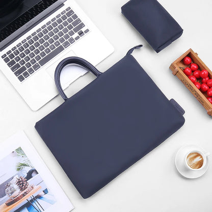 The Executive Tote: Signature Nylon Laptop Handbag