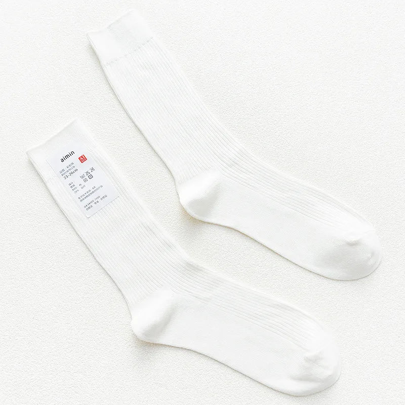 Originals Japanese Double Needles Cotton Long Socks