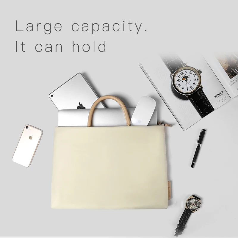 The Executive Tote: Signature Nylon Laptop Handbag