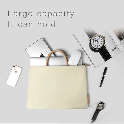 The Executive Tote: Signature Nylon Laptop Handbag