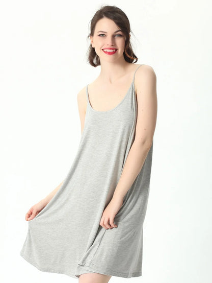 The Midnight Air Slip: Cool Comfort for Every Curve Plus Size Sleepwear