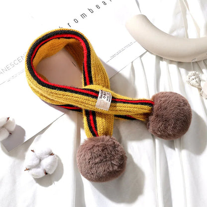 Children's Knitted Neck Warmers Scarf