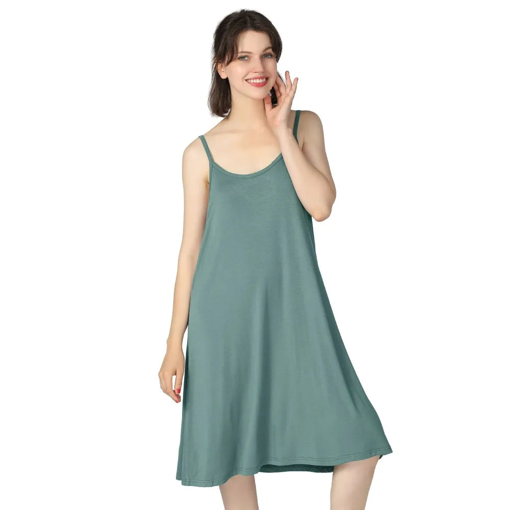 The Midnight Air Slip: Cool Comfort for Every Curve Plus Size Sleepwear