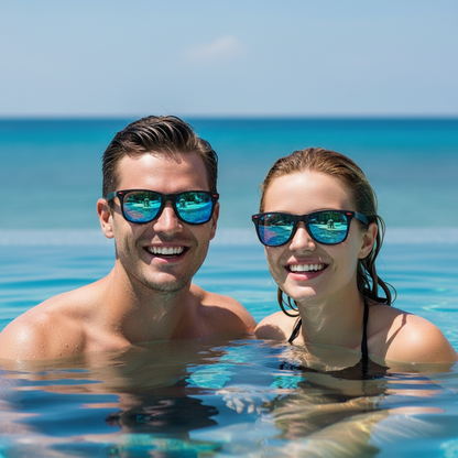 The Horizon Modern Classic Square |  Polarized Sunglasses 100% UV Protection for Men and Women