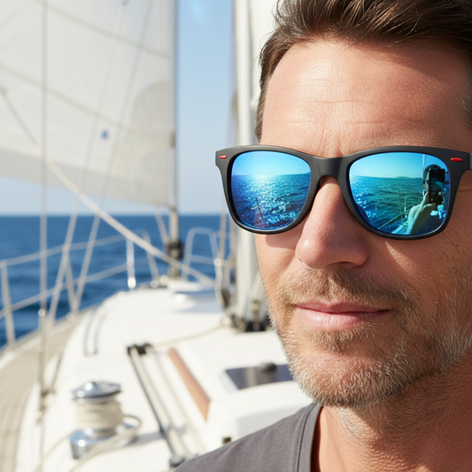 The Horizon Modern Classic Square |  Polarized Sunglasses 100% UV Protection for Men and Women