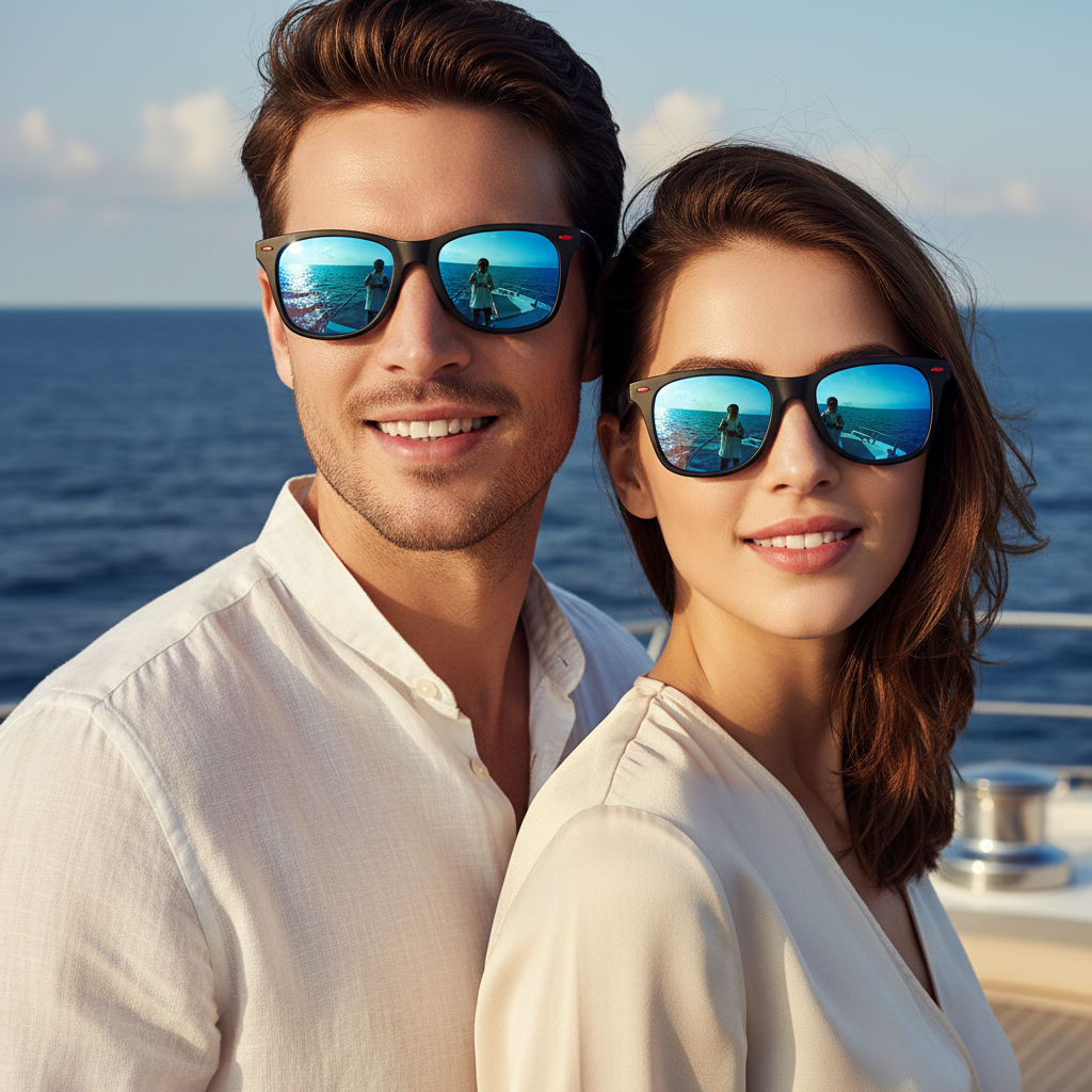 The Horizon Modern Classic Square |  Polarized Sunglasses 100% UV Protection for Men and Women