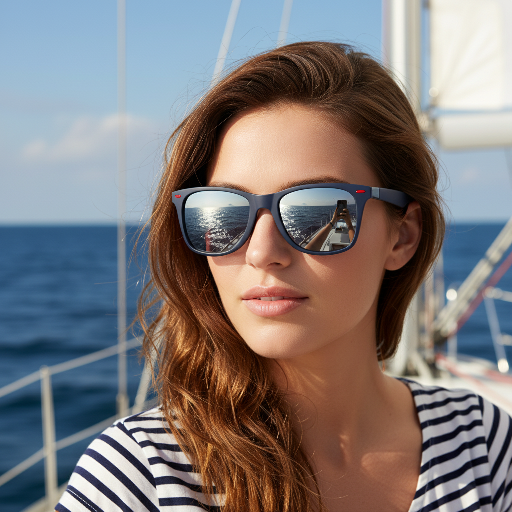 The Horizon Modern Classic Square |  Polarized Sunglasses 100% UV Protection for Men and Women