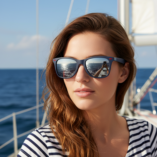 The Horizon Modern Classic Square |  Polarized Sunglasses 100% UV Protection for Men and Women