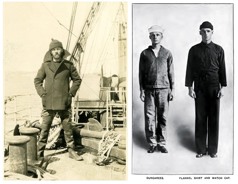 The Deep Watch: WW2 Men'sUSN Wool Knit Cap