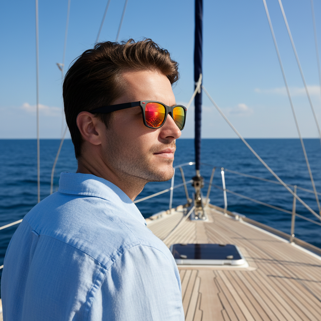 The Horizon Modern Classic Square |  Polarized Sunglasses 100% UV Protection for Men and Women