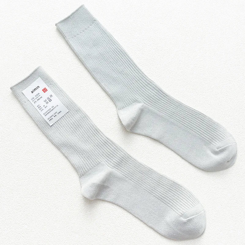 Originals Japanese Double Needles Cotton Long Socks