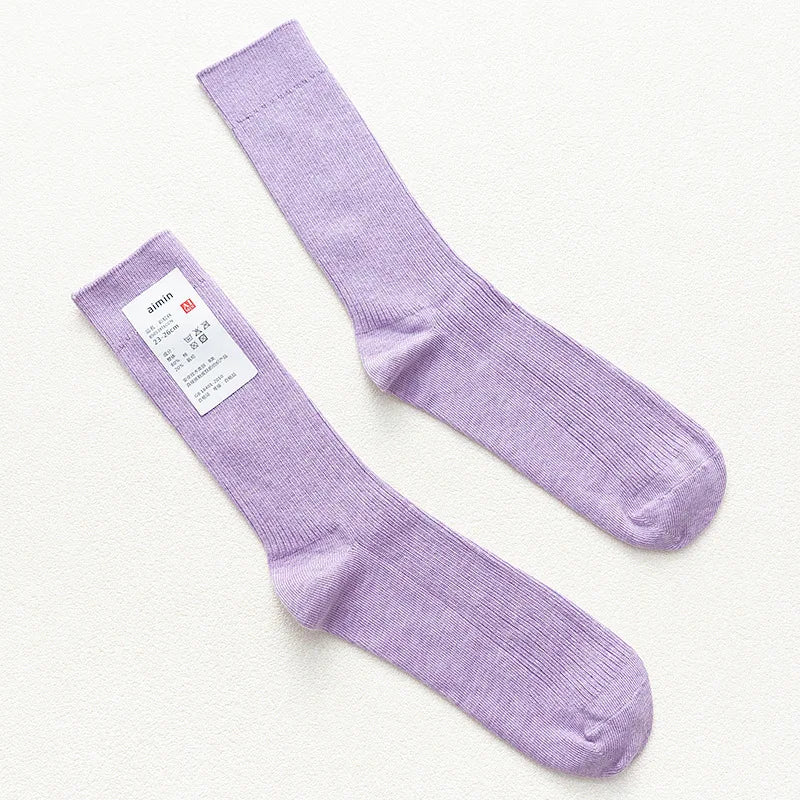 Originals Japanese Double Needles Cotton Long Socks