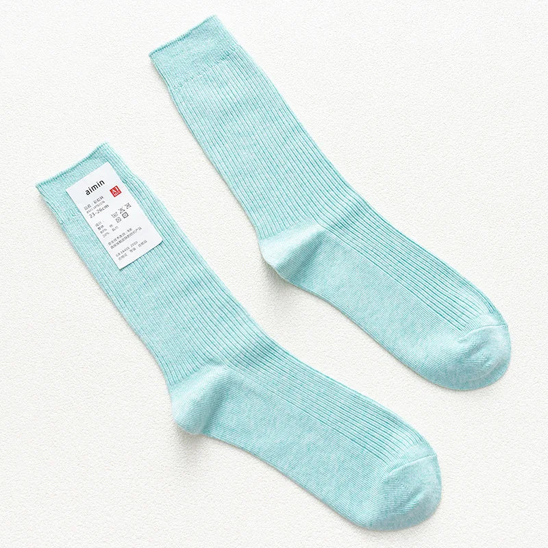 Originals Japanese Double Needles Cotton Long Socks