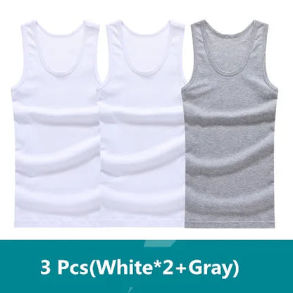 Men's Essential Comfort: The 3-Pack Seamless Cotton Performance Tank Vest