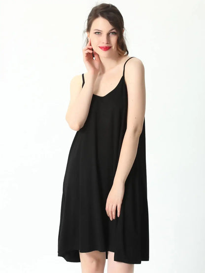 The Midnight Air Slip: Cool Comfort for Every Curve Plus Size Sleepwear